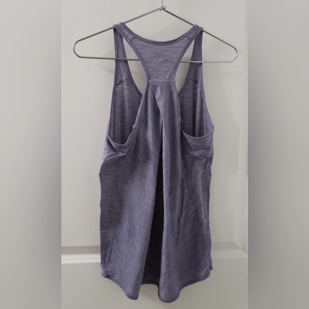 Lululemon Heathered Indigo Raceback Tank Top‎ | Size 6